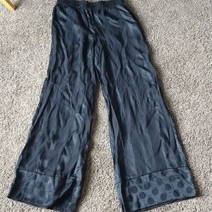 Victoria's secret wide leg silky pajama pants